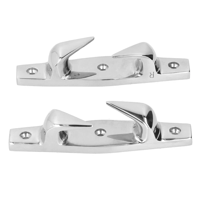 2pcs 6in Bow Chocks Rope Guide Cleat Anchoring Mooring Cleats Left Right