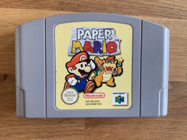 Rare - Paper Mario 64 - Jeu vidéo rétro Nintendo 64 - PAL