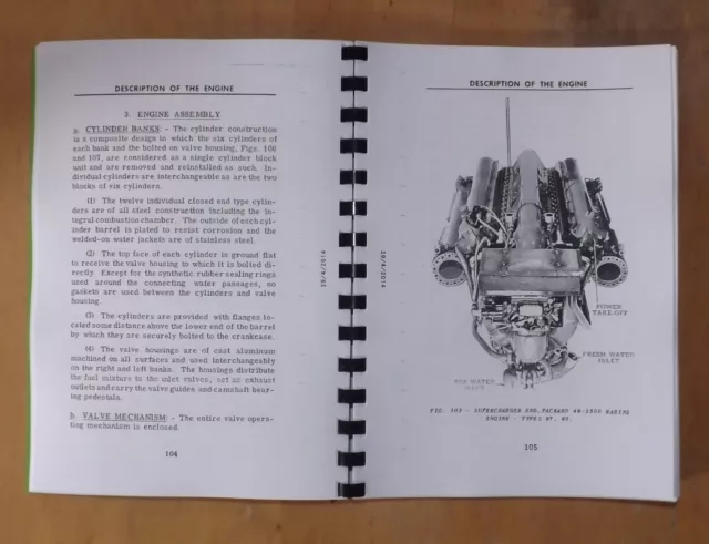 Packard Marine Engine.4M 2500.Operating manual.