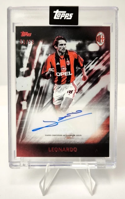 Carte Collection Topps AC Milan 125 Years Daniele Massaro - Autographe Violet /25, Near Mint
