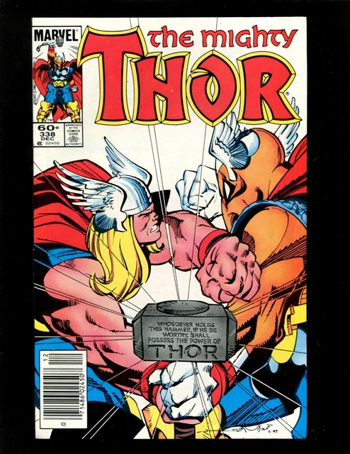 Thor #338 (News) VF Simonson 2nd & Origin Beta Ray Bill 1st Agnar Loki Lorelei