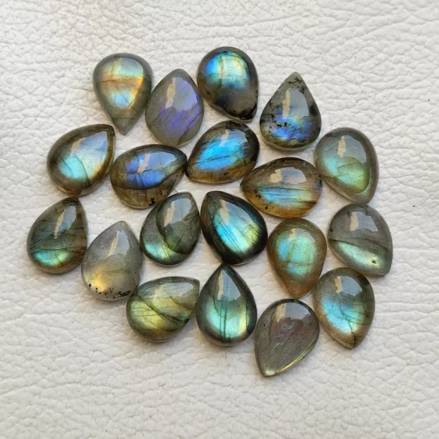 16X12 MM Tear Drop Shape Rare Flashy Labradorite Cabochon Wholesale Price V95-9