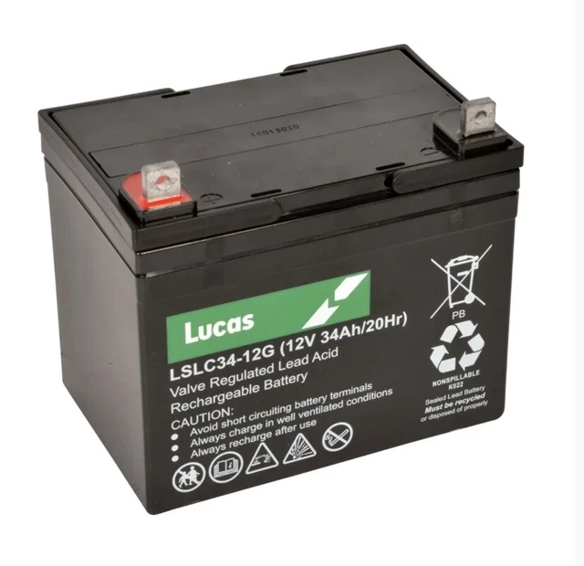 PRO RIDER ELECTRIC Golf Trolley Replacement Battery Lucas (12-34) £77. ...