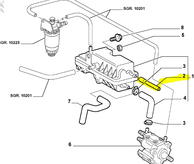 Aerzetix Pompa Di Innesco A Pera Per Motore Diesel - Per Tubo Da 8 Mm, Modello C41196 - 3