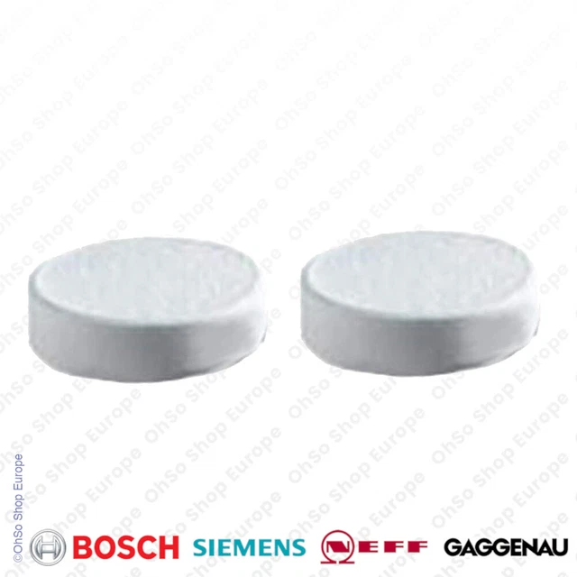 2X COFFEE MACHINE Descaling Tablets Siemens Neff Gaggenau 311864