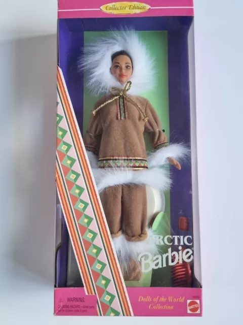 1996 Arctic Barbie Dolls Of The World Vintage Mattel New In Box