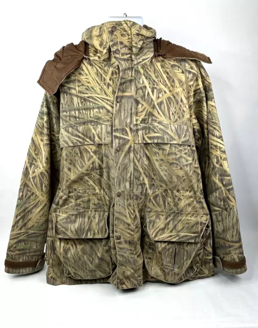 VTG GANDER MOUNTAIN Guide Series Jacket Mens 2XL Camo Hunting Removable ...