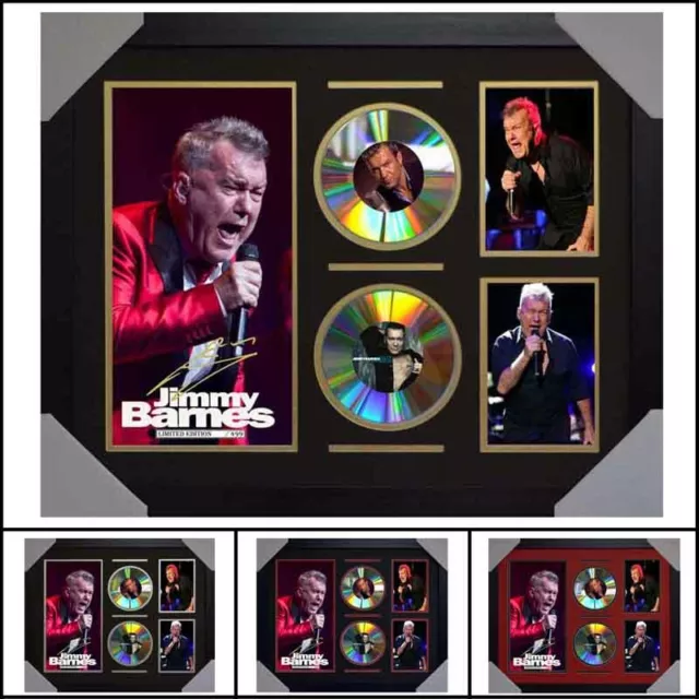 Jimmy Barnes Signed Framed Memorabilia Limited - 2CD - Multiple Variations