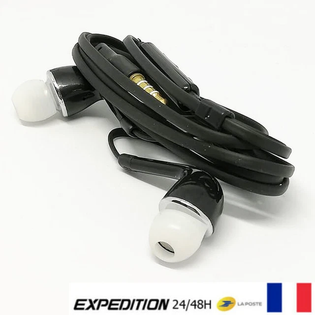 Kit Piéton/main Libre Oreillette Filaire Pour Sagem MYX3, MYX3.2, MC92x... - Neuf, Avec Bouton Marche/arrêt
