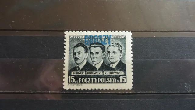 Polen 1950 / Kat. Fischer Nr. 5278 mit Aufdruck Groszy