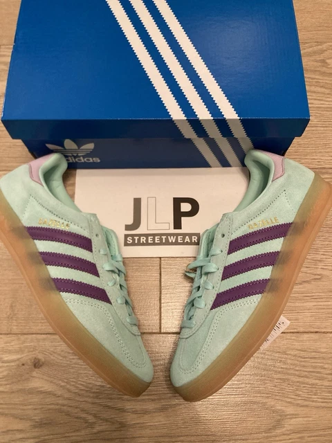 adidas gazelle silver green womens Green adidas Gazelle Indoor Women's