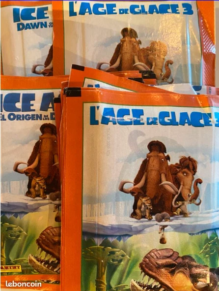 50 Pochettes Panini L'Âge De Glace 3 - Cartes à Collectionner Neuves - Lot Complet