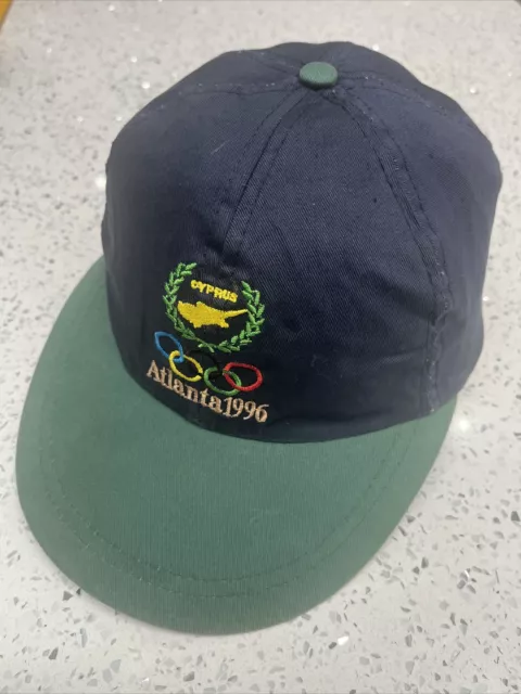 Vintage Atlanta 1996 Olympics Cyprus Baseball Cap, Hat