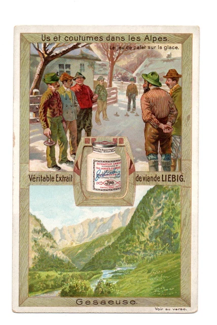 Chromo Liebig. US E Doganale Nel I Alpes. Il Set Da Disco . Gesaeuse