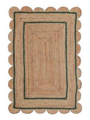 Tappeto 100% iuta naturale linea verde tappeto moderno aspetto rustico arredamento casa tappeto