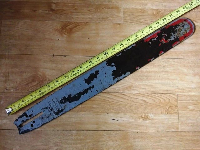 20& OLD MCCULLOCH Mount Oregon Chainsaw Guide Bar Hard Nose H102 £25.00 ...
