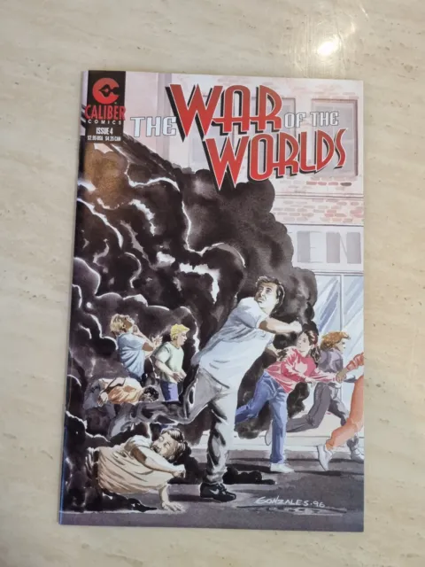THE WAR OF THE WORLDS Issue 4, Caliber Comics 1996
