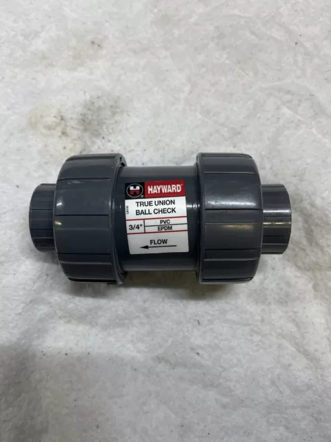 Hayward 3/4” Schedule 80 True Union Ball Check Valve EPDM Gaskets LB149 NPT ONLY