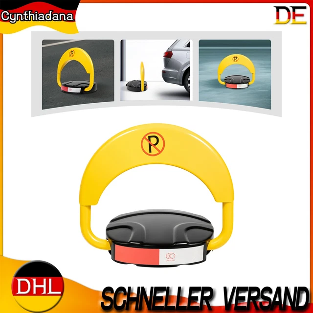 Elektrische Parkplatzsperre Mit 30m Fernbedienung - Automatik Klappbar Für Hotel & Büro