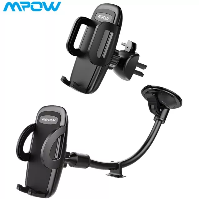 MPOW 360° Universal Dashboard Windshield Air Vent Car Mobile Phone Holder Mount