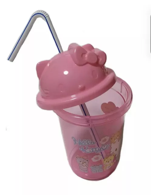 New DAISO Sanrio HELLO KITTY Bottle Cap with Straw (for 350-500ml) from  Japan