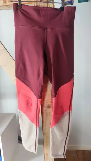 Fabletics leggings Gr. XS Powerhold Seamless Rot Pink Weiß High Waist