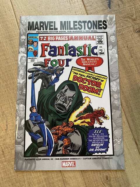 Marvel Milestones Fantastic Four Annual #2 Dr Doom Captain America Sub-Mariner 1