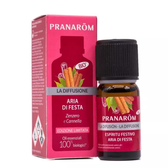 Pranarom Aceite Esencial Bio La Difusión 10ml para Difusor Fragancia Aire De