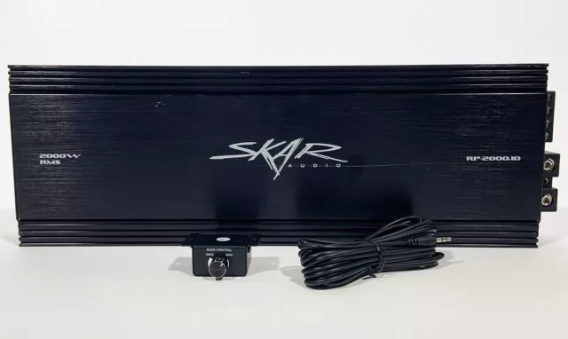 Used Skar Audio Rp-2000.1D 2800 Watt Max Power Class D Mono Sub Amplifier