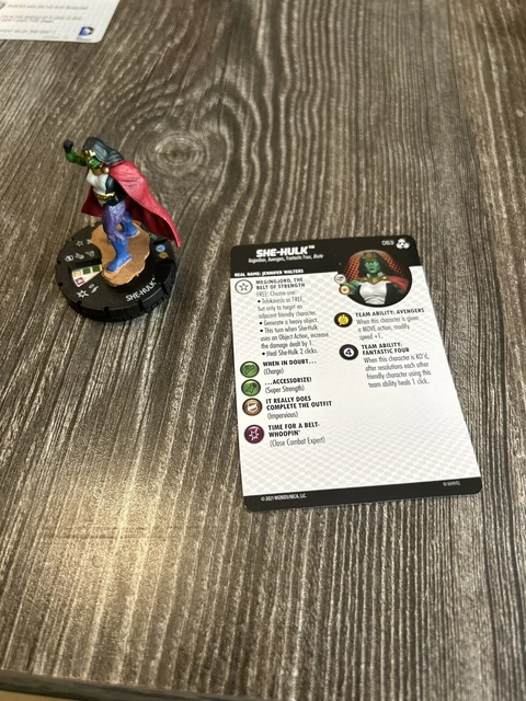 Heroclix Marvel Avengers War of the Realms 063 SHE-HULK  CHASE