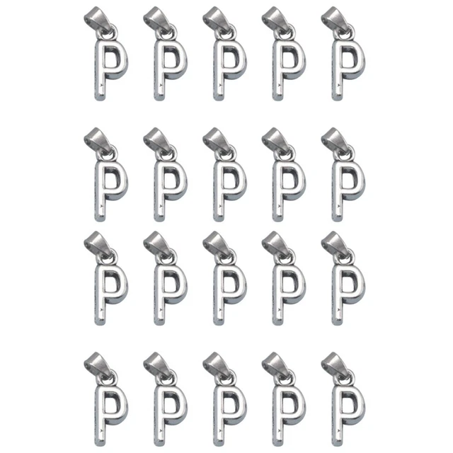 40 pcs  Keychain Anhänger Charme Ersten Armband Anhänger Alphabet Armband