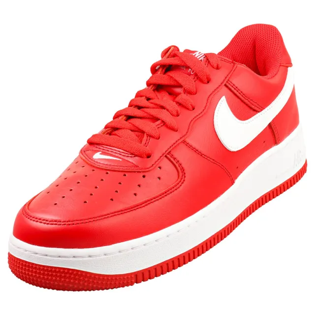 Nike Air Force 1 Low Retro Qs Homme Red White Baskets Mode - 42 EU