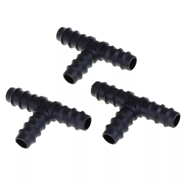 8PCS Garden hose tee water splitter 16mm connector garden irrigation barbedEN