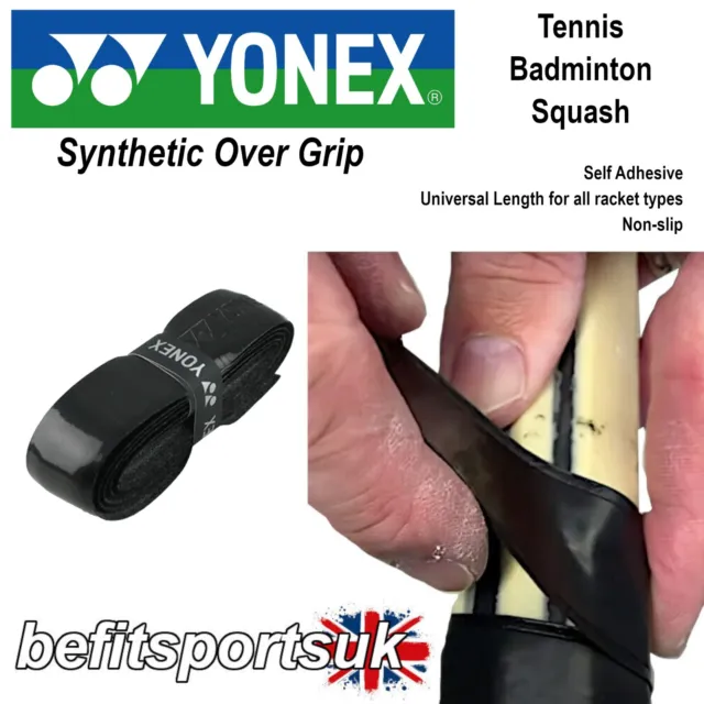 Yonex Racket Re-Grip Replacement Hi Soft Over-Grip Grap Tennis Squash Badmington
