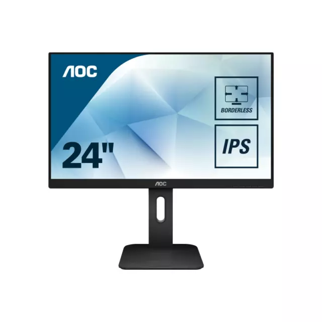 AOC 24P1 60.5cm (23.8Zoll) LED-Monitor, Höhenverstellbar, Neigbar, Pivot
