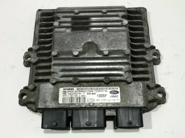Ford Fiesta Fusion 1.4 Engine Control Module Unit Ecu 5Ws40027K-T 2S6A-12A650-Bl