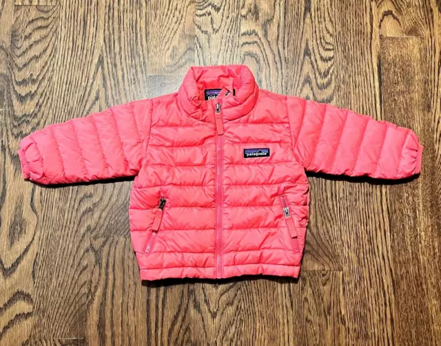 Patagonia Baby Down Sweater Jacket Toddler 3-6 Months Puffer Pink