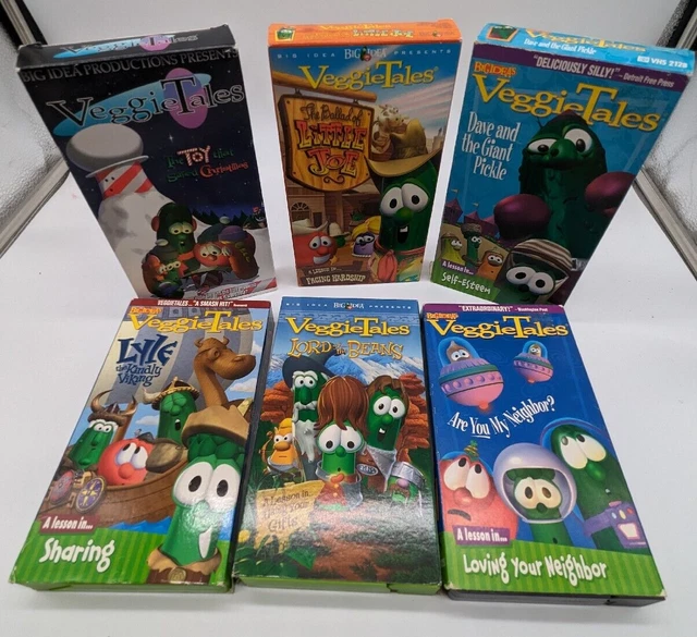 veggie-tales-vhs-tapes-lot-of-10-bible-christian-values-lessons