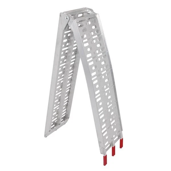 Aluminum 7.5' Folding Loading Ramp Lawnmower ATV Truck Motorcycle Ramp Bike