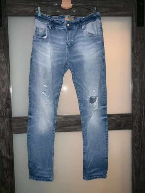 Z1975 zara basic dept denim jeans 2025