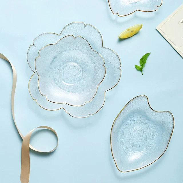 4 bandejas de arroz tazón transparente para servir comida