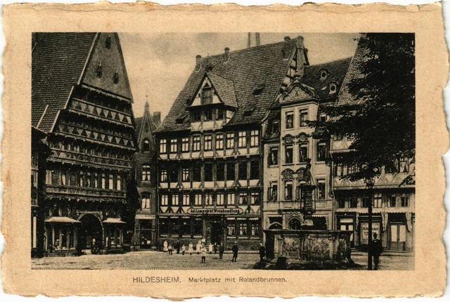 CPA Guerre – Péronne (Sommes) – Marktplatz – Carte Postale Ancienne Militaire