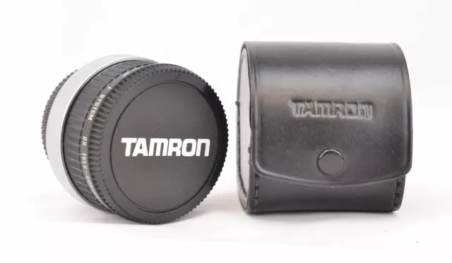 Tamron 2X Teleconverter for Canon FL & FD Cameras/Lenses, Leather Case, Caps