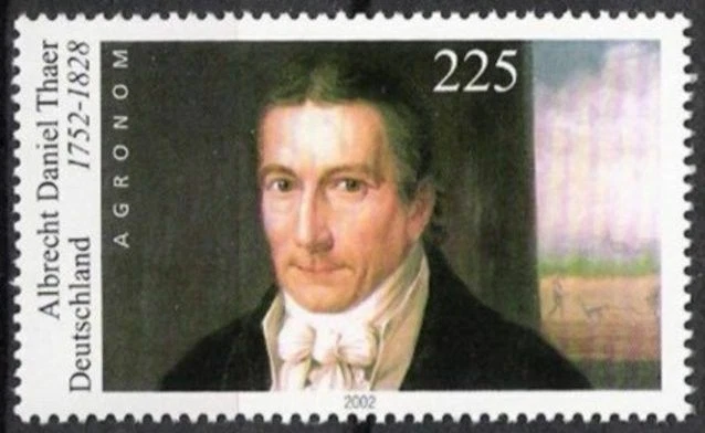 BUND Nr.2255 II 15/75 ** Albrecht Daniel Thaer 2002, postfrisch