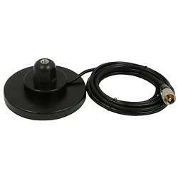 RoadPro 5 Magnet Mount with 12' Pre-Wired Coax Cable with PL-259 Connectors CB