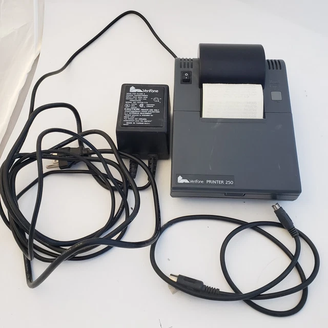 Verifone 250 Credit Card Printer with Power Adapter