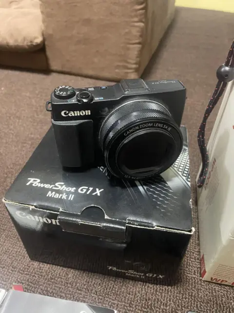 Canon Power Shot G1 X Mark II + Imperméable Boîtier Jamais Utilisé 2