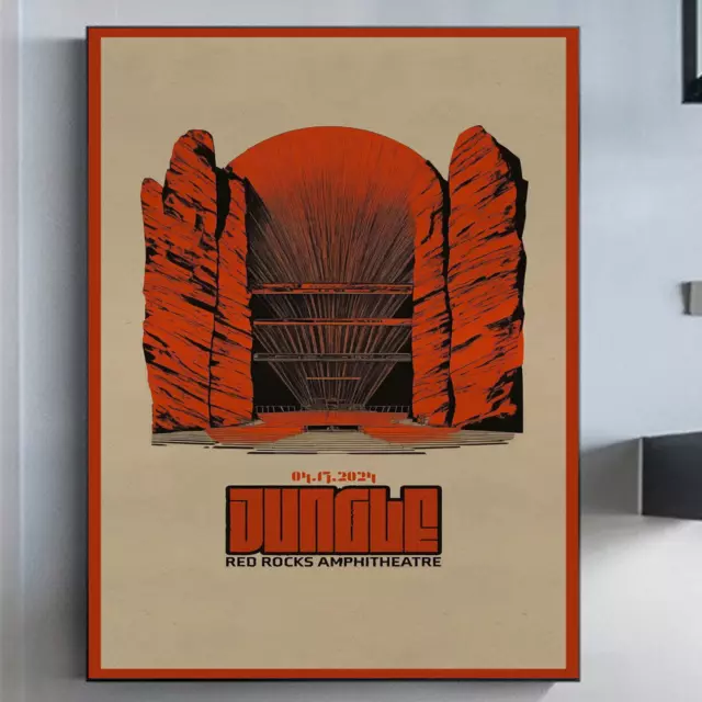 Jungle April 17, 2024 Red Rocks Amphitheatre Morrison, CO Tour Poster