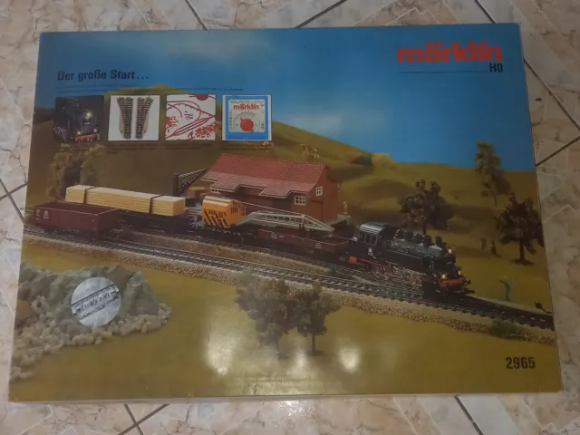 Märklin H0 2965 Starterset Startpackung Unvollständig mit OVP siehe Bilder