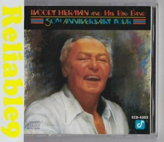 Woody Herman & His Big Band - 50th Anniversary Tour CD Rare - 1986 Concord USA